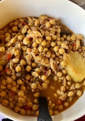 Foto de Bacalhau e grão-de-bico