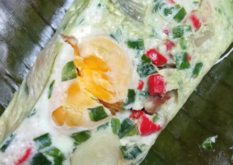 Resep: 17. Botok Telur Asin Ekonomis Untuk Dijual