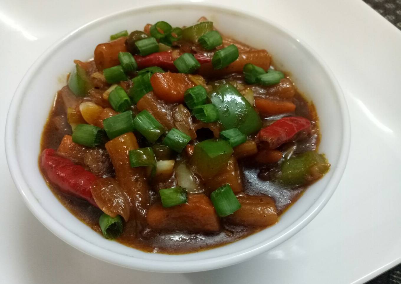 Chinese soupy pasta