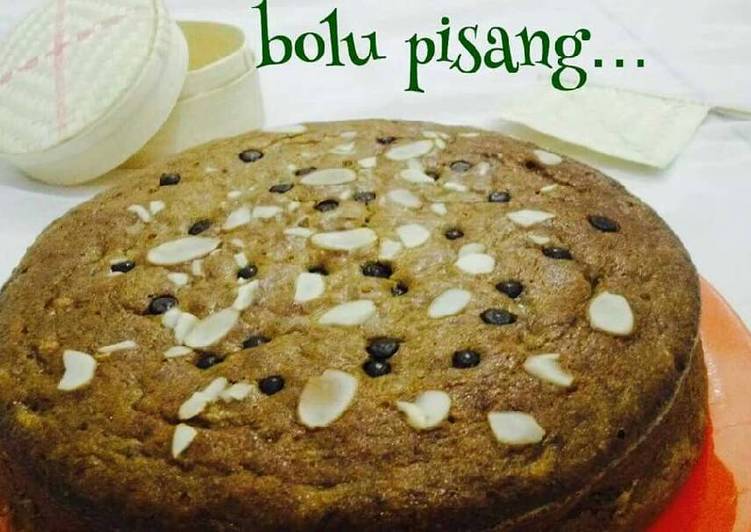 Bolu pisang praktis n lembuut..aduk2 campur no mixer