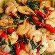 Kangkung pedas udang manis