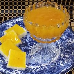 A picture of 3 ingredients mango jam.