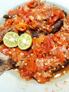 Foto resep Pecak ikan bawal super pedas