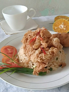 Foto resep Nasi Goreng Telur Dadar Crispy