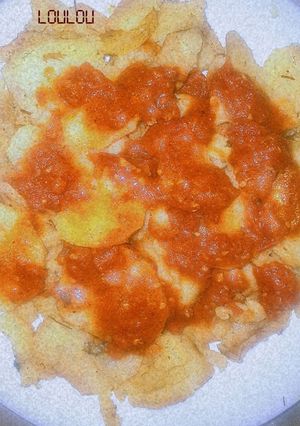 صورة لوصفة بطاطا كوشة بلاصوص طرية وبدون لحم وتتبيلة سااهلة 😋💖
