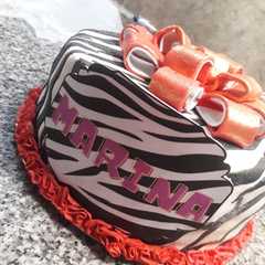 A picture of Torta de cumpleaños para mi cuñada.