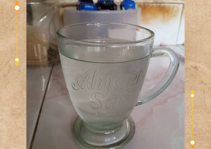 Standar Resep termudah membuat Wedang Jeruk Peras Hangat☕ yang enak