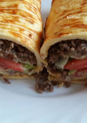 Low carb BigM tekercs recept fotója