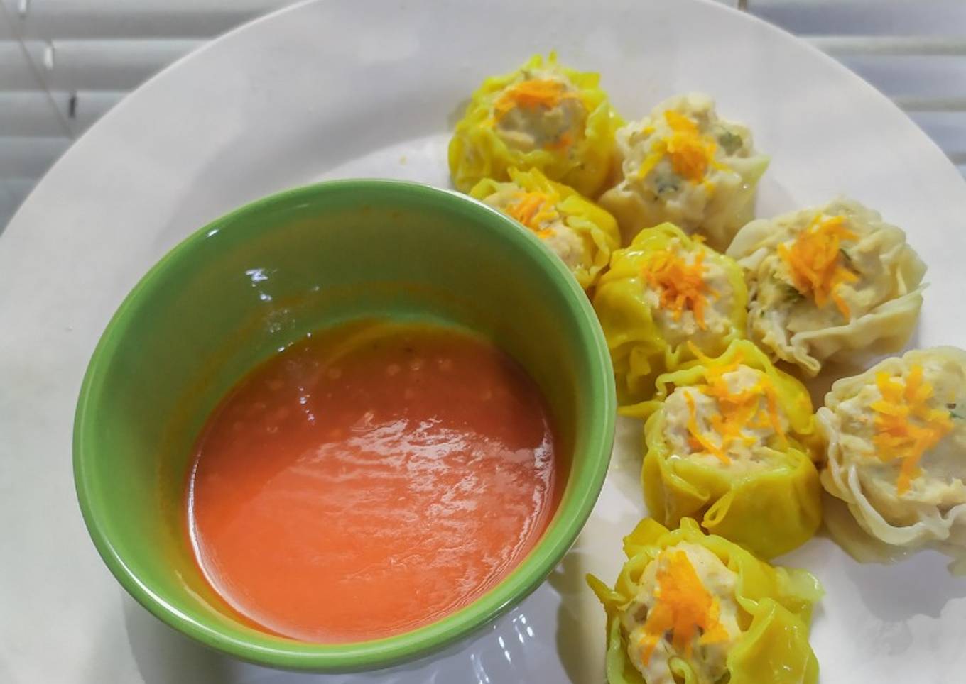 Dimsum ayam ala restoran