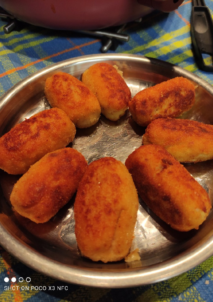 Una foto de Croquetas de jamón de la "mamá"