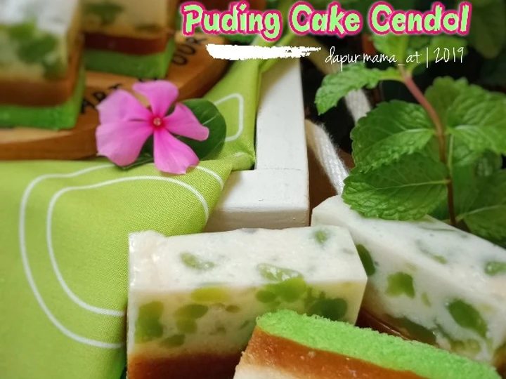Cara Gampang Membikin Resep Puding Cake Cendol yang  Bikin Ketagihan Anti Ribet, Menggugah Selera