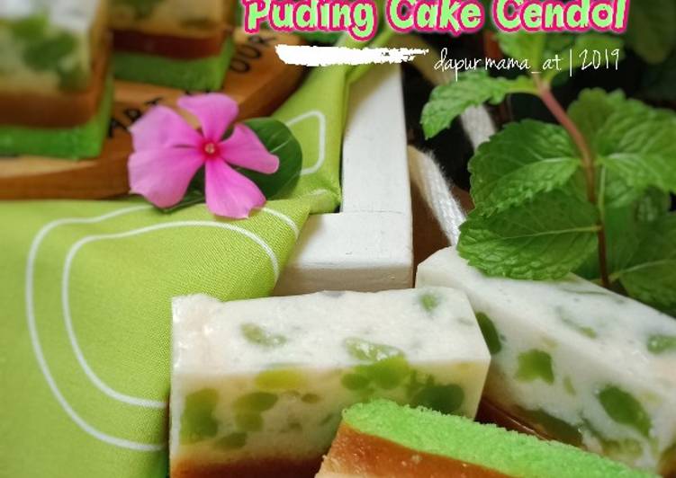 Puding Cake Cendol