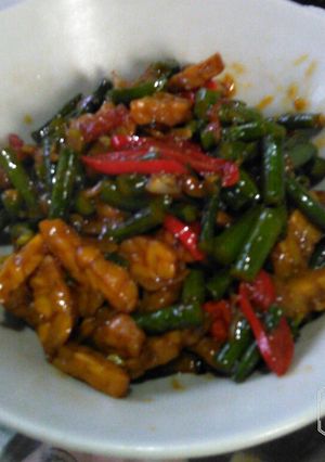 Foto resep Tumis Tempe Kacang Panjang