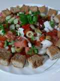 Salade crudités aux croûtons 🥗