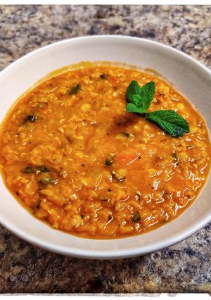 A picture of Mercimek (Lentil soup).