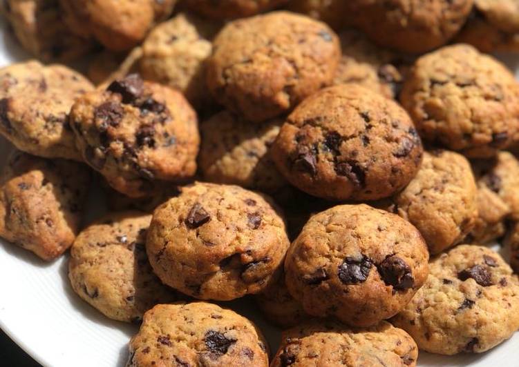 Comment à Préparer Super rapide fait maison Cookies au chocolat