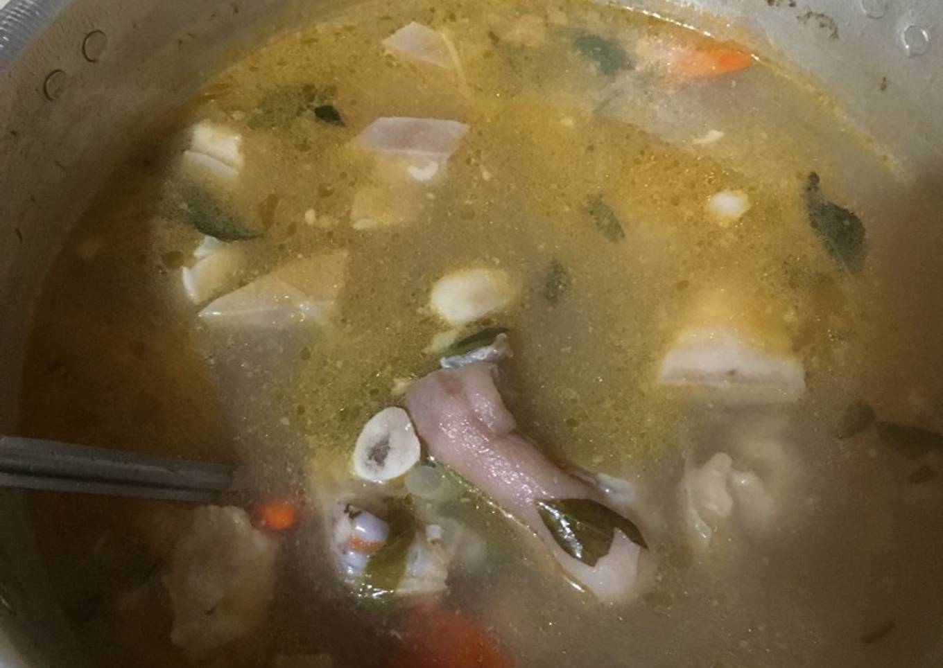 Kuah Asang (Asem) Daging B2 (non halal) khas Manado