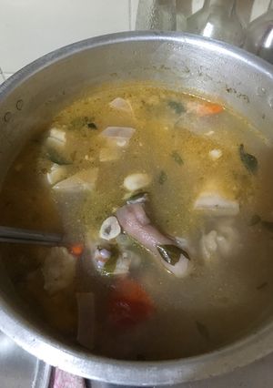 Foto resep Kuah Asang (Asem) Daging B2 (non halal) khas Manado