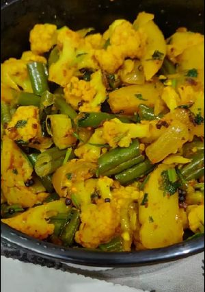 A picture of Gobi Beans Fry.