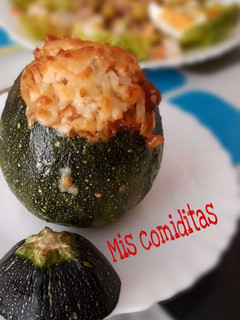 Una foto de Calabacines redondos rellenos