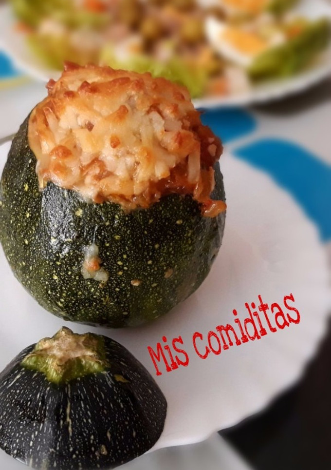 Una foto de Calabacines redondos rellenos