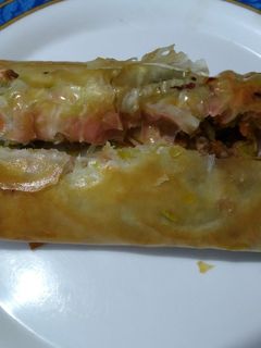 Una foto de Rollito de primavera