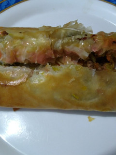 Una foto de Rollito de primavera