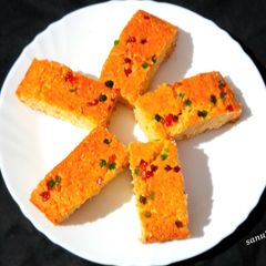A picture of Healthy Oats & Rava Coconut Cake.