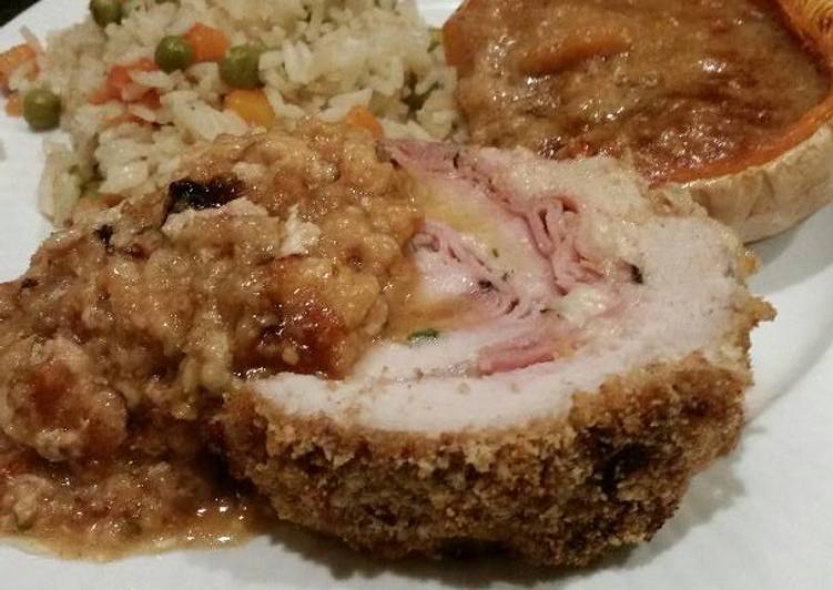 Get Fresh With Brad&#39;s brie and ham stuffed pork loin with twice baked squash