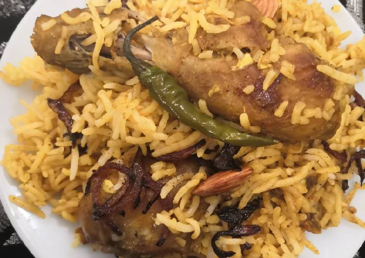 Step-by-Step Guide to Prepare Homemade Malai chicken drumstick biryani