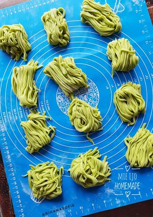 Foto resep Mie Hijau Homemade