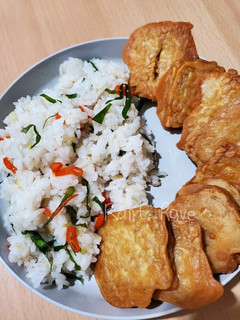 Foto resep Tempe Crispy dengan Nasi Daun Jeruk