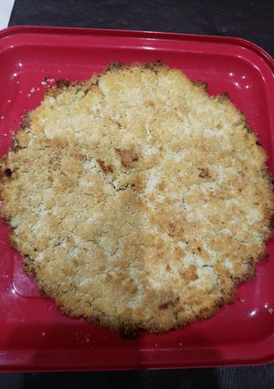 Una foto de Tarta de dulce de leche y coco low carb
