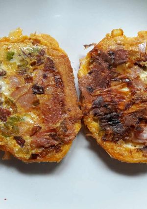 Rántotta melegszendvics recept fotója