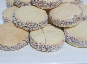 Una foto de Alfajores de maicena