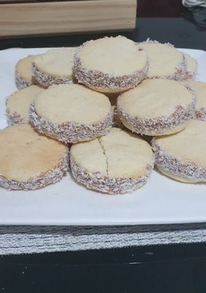 Una foto de Alfajores de maicena