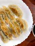เกี๊ยวซ่าไส้กุ่ยช่ายเห็ดหอมหมูสับ🥹🥟Gyoza with Chive Shitake Mushroom and Minced Pork🧄🥟🌶️🍄