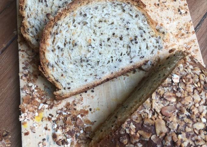 Oat Almond Bread - Multi Seeds Bread 🤩