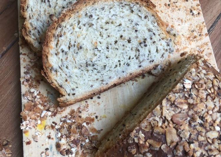 Resep Oat Almond Bread – Multi Seeds Bread ? yang Lezat Sekali