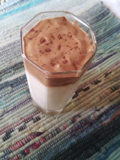 A picture of Spiced iced dalgona coffee.