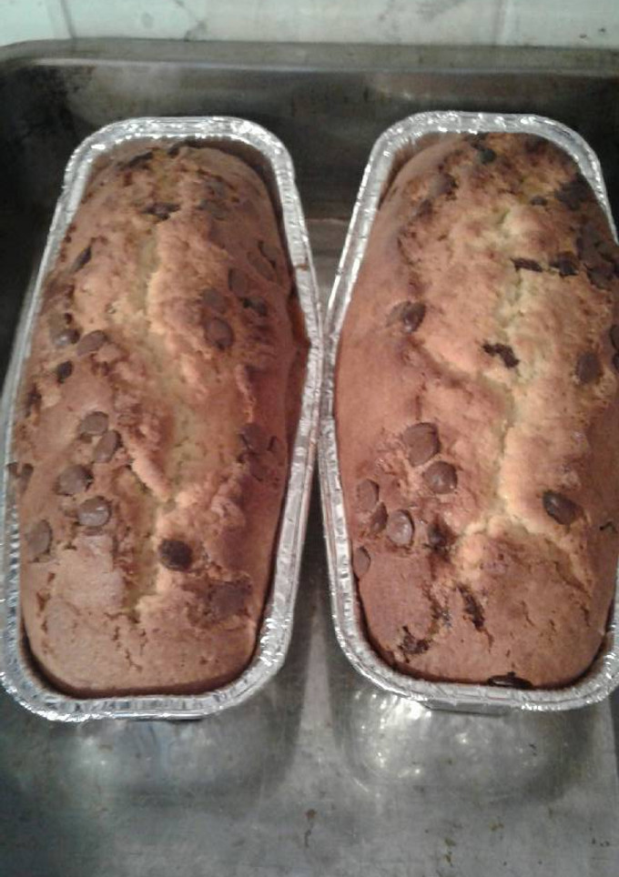 Una foto de Budín ingles con chispas de chocolate