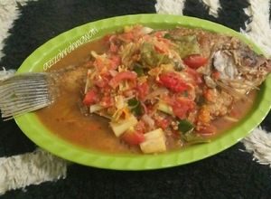 Foto resep Pecak ikan gurame