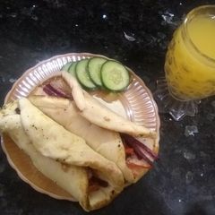 A picture of Chicken shawarma.