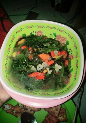 Foto resep Tumis kangkung simple sederhana