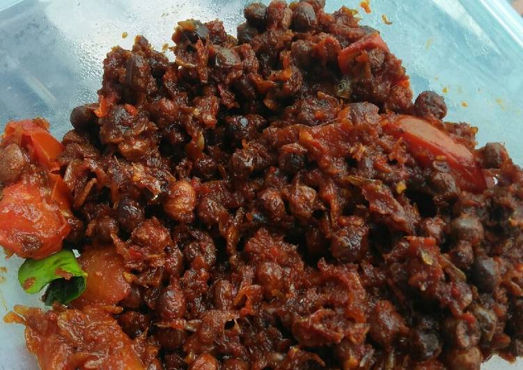 Bagaimana Menyiapkan Sambel ebi kacang yang Lezat