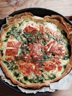 Foto principal de Quiche de espinaca y queso de cabra