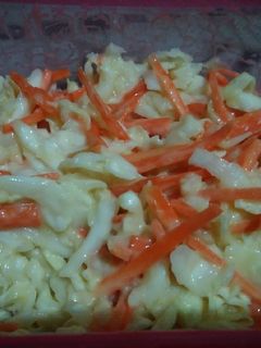 Foto resep Salad Kubis Wortel Lobak Dengan Thousand Island Mayo Dressing