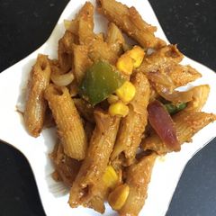 A picture of Tandoori penne pasta.