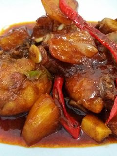 Foto resep Semur ayam pedas