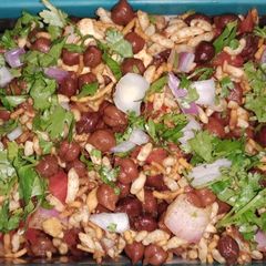 Chana chaat A picture of Chana chaat.